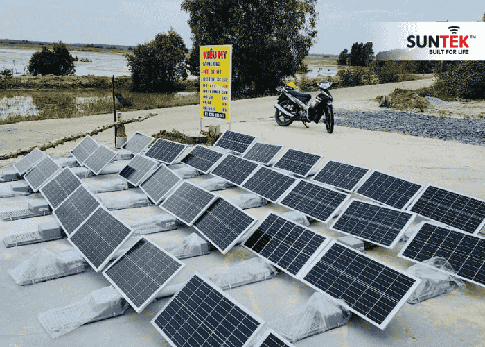 Suntek - Đơn vị cung cấp, lắp đặt đèn solar công trình với kinh nghiệm gần 20 năm 